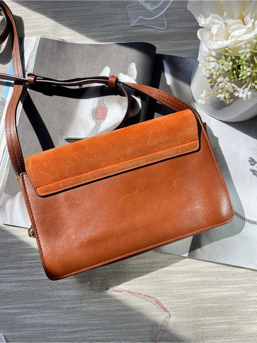 Chloe Leather Faye Brown - Picture 3 of 11
